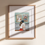 Museum Print | Watercolor Illustration | Wall Art | 8x10" 5x7" Archival Art Print | Art Lover Gift | Couple Gift