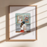 Museum Print | Watercolor Illustration | Wall Art | 8x10" 5x7" Archival Art Print | Art Lover Gift | Couple Gift