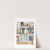 Kitchen Print | Watercolor Illustration | Wall Art | 8x10" 5x7" Archival Art Print