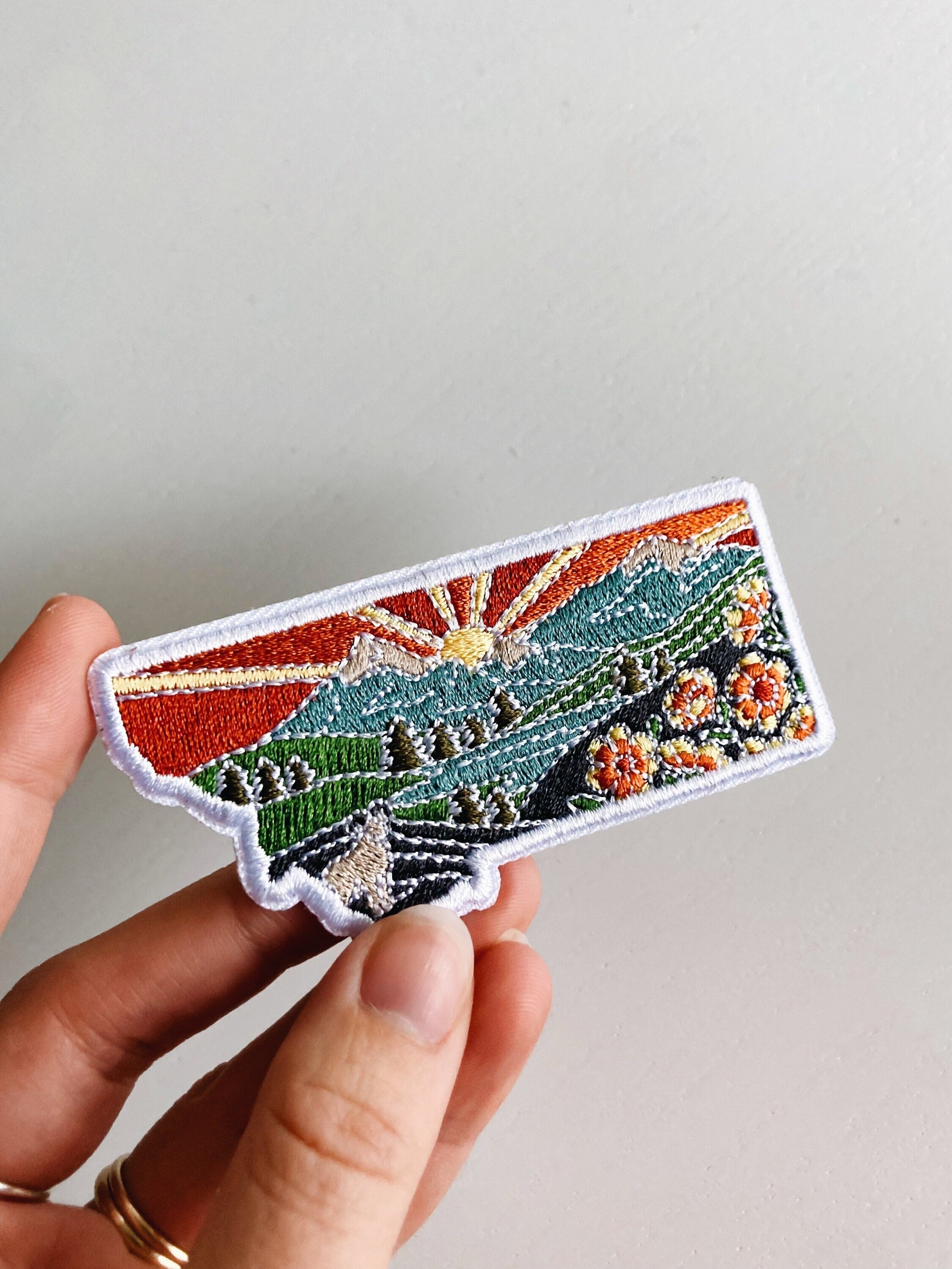 Montana Iron-On Patch | 3" Patch | Embroidered Sew-on or Iron-on Applique