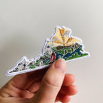 Virginia Iron-On Patch | 3" Patch | Embroidered Sew-on or Iron-on Applique