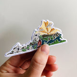 Virginia Iron-On Patch | 3" Patch | Embroidered Sew-on or Iron-on Applique
