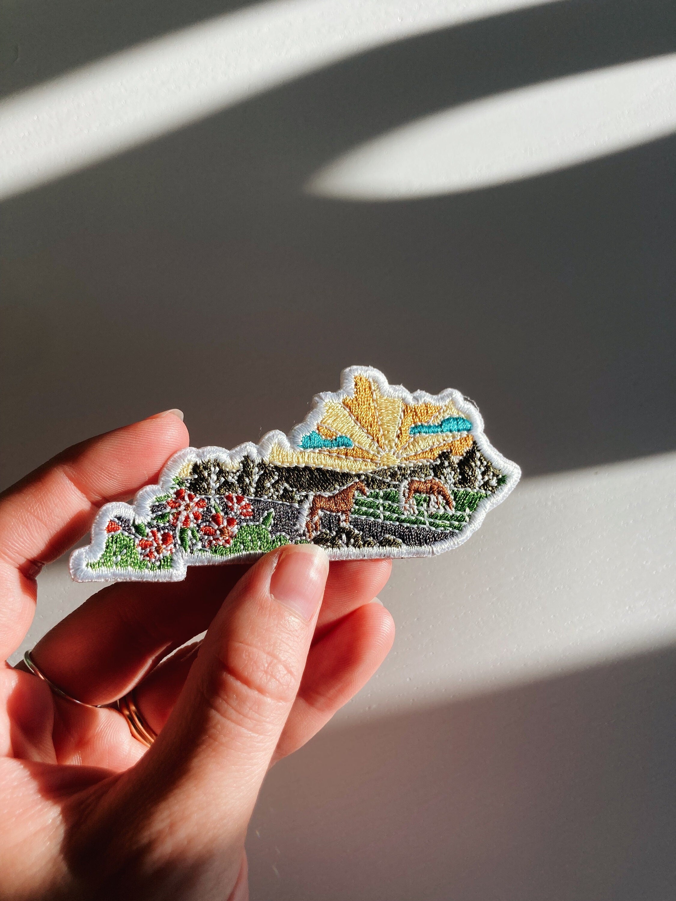 Kentucky Iron-On Patch | 3" Patch | Embroidered Sew-on or Iron-on Applique