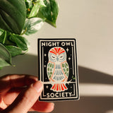 Night Owl Weatherproof, Durable Sticker | Waterproof | Cute Decal | Water Bottle Sticker | Phone decal