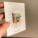 Yellowstone National Park Enamel Pin | Illustrated Pin | Butterfly Clasp | 1"