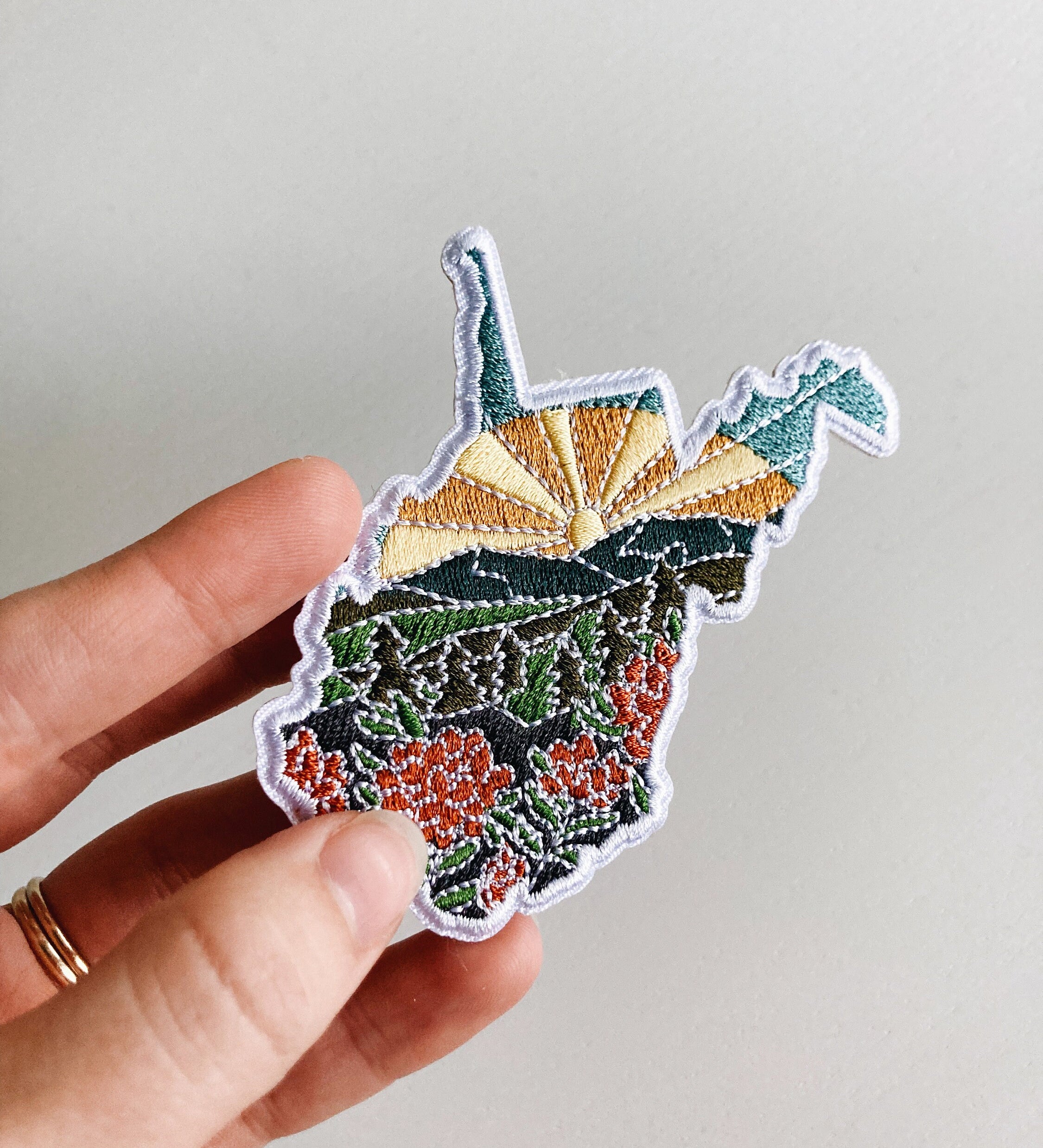 West Virginia Iron-On Patch | 3" Patch | Embroidered Sew-on or Iron-on Applique