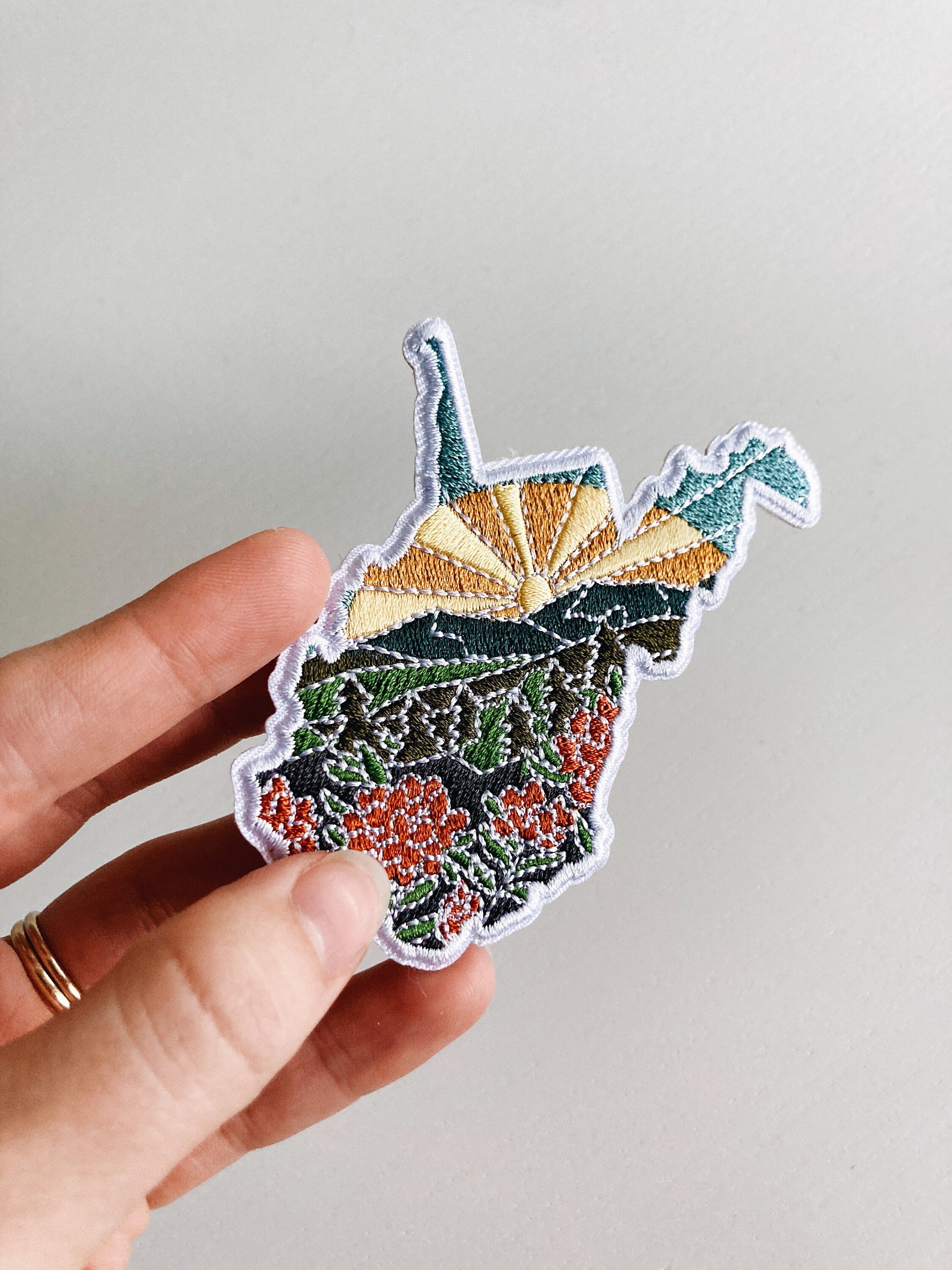 West Virginia Iron-On Patch | 3" Patch | Embroidered Sew-on or Iron-on Applique