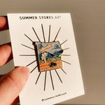 Yellowstone National Park Enamel Pin | Illustrated Pin | Butterfly Clasp | 1"