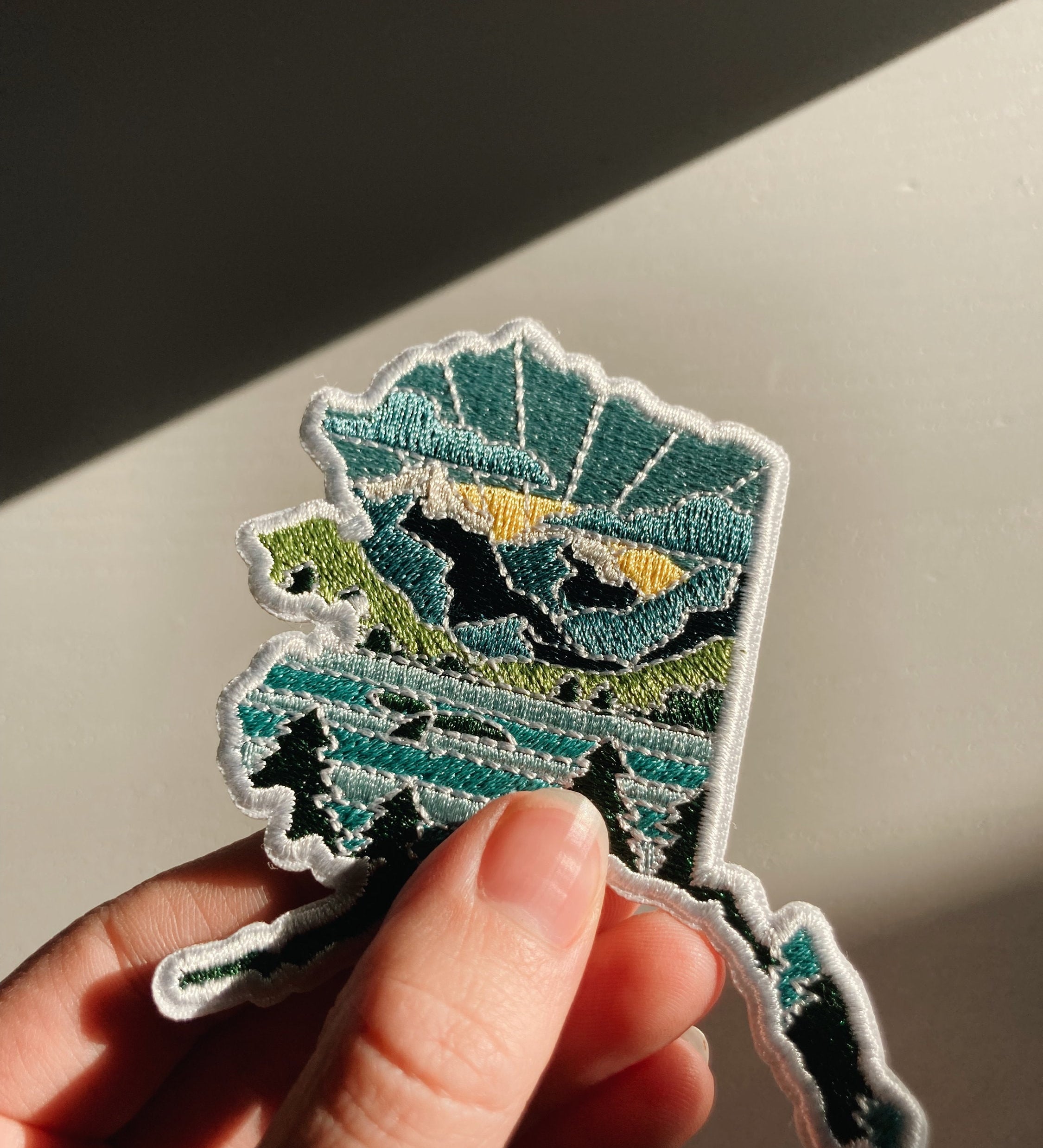 Alaska Iron-On Patch | 2.5" Patch | Embroidered Sew-on or Iron-on Applique