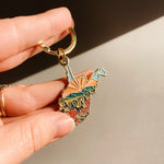Gold West Virginia Soft Enamel Keychain 1.5" | West Virginia Outline Key Ring | Illustrated State Keychain