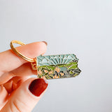 Pennsylvania Soft Enamel Keychain | Washington Outline Key Ring | Illustrated State Keychain 1.5"