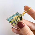 Iowa Soft Enamel Keychain | Iowa Outline Key Ring | Illustrated State Keychain 1.5"