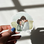 Literary Watercolor Sticker | Pride & Prejudice Sticker | Jane Eyre | Little Women | Watercolor Illustration | Book Lover Gift | Book Art