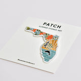 Florida Iron-On Patch | 3" Patch | Embroidered Sew-on or Iron-on Applique