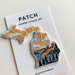 Michigan Iron-On Patch | 3" Patch | Embroidered Sew-on or Iron-on Applique