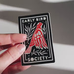 Early Bird Society Weatherproof, Durable Sticker | Waterproof | Cute Decal | Water Bottle Sticker | Phone decal