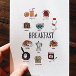 Illustrated Postcard Variety Set | Set of 6 Mix & Match | Watercolor Postcards | Mini Art Prints | Illustrated Stationary