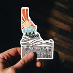 Idaho Durable Sticker | High Quality Bumper Sticker | United States Vinyl Decal | Weatherproof Sticker | Water Bottle Sticker | 4"