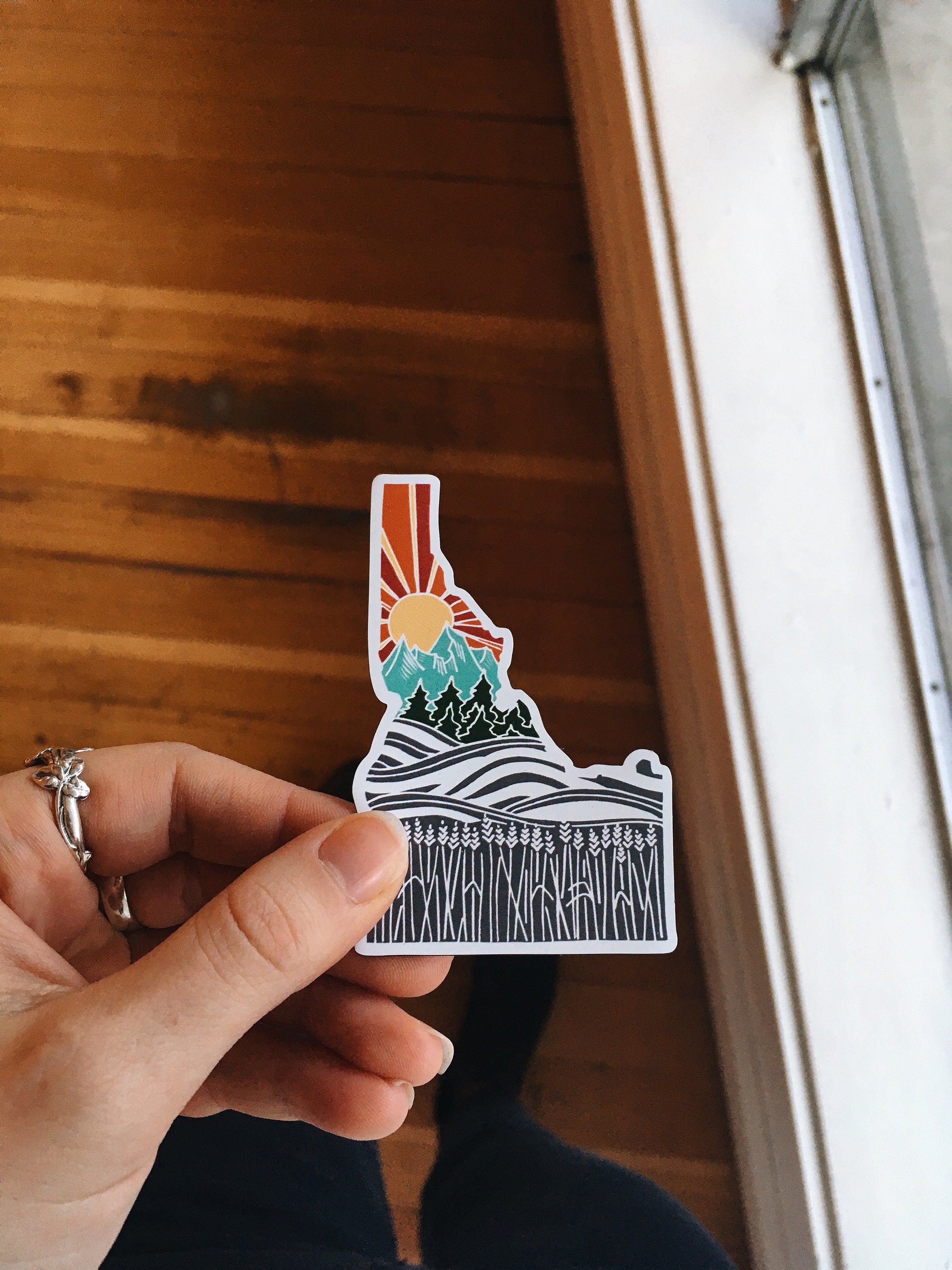 Idaho Car Magnet | Weatherproof State Magnet | Outdoorsy Magnet | Pacific Northwest Magnet | Car Magnet | Fridge Magnet