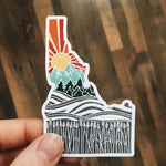 Idaho Car Magnet | Weatherproof State Magnet | Outdoorsy Magnet | Pacific Northwest Magnet | Car Magnet | Fridge Magnet