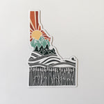 Idaho Car Magnet | Weatherproof State Magnet | Outdoorsy Magnet | Pacific Northwest Magnet | Car Magnet | Fridge Magnet