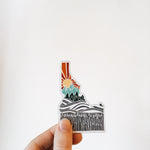 Idaho Car Magnet | Weatherproof State Magnet | Outdoorsy Magnet | Pacific Northwest Magnet | Car Magnet | Fridge Magnet