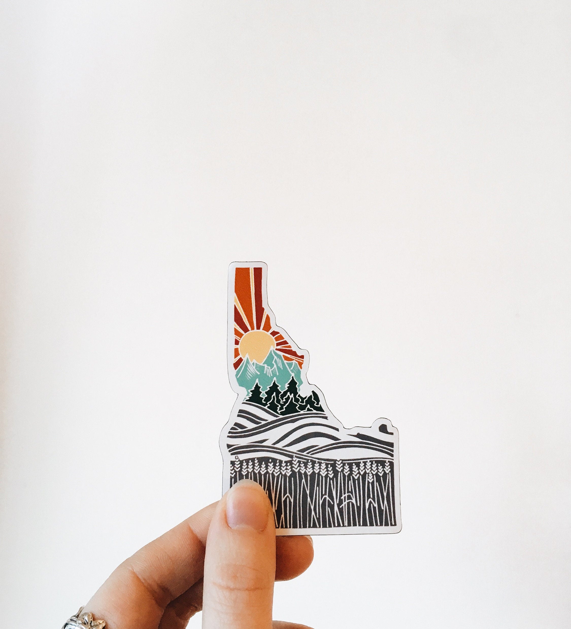 Idaho Car Magnet | Weatherproof State Magnet | Outdoorsy Magnet | Pacific Northwest Magnet | Car Magnet | Fridge Magnet