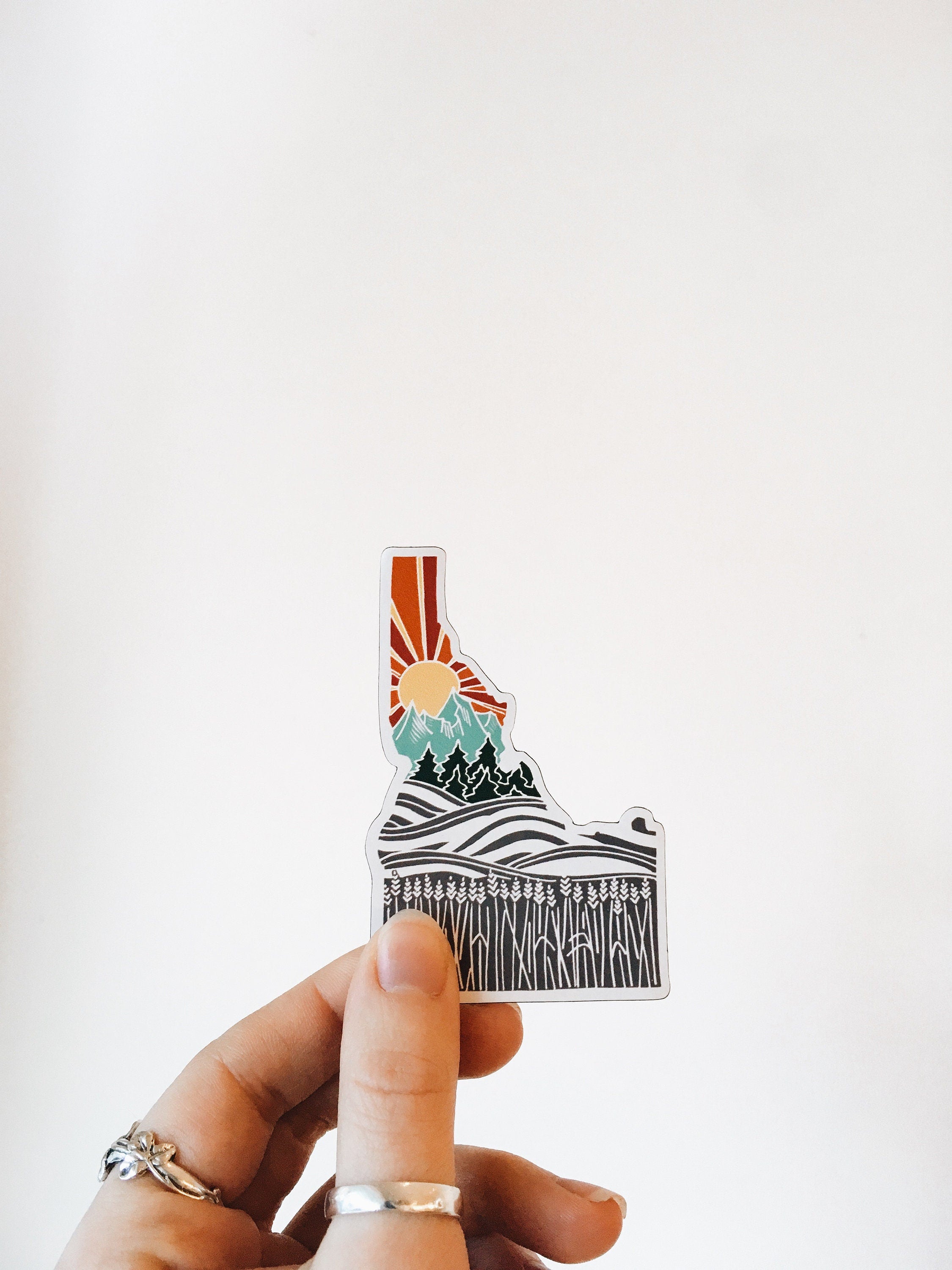 Idaho Car Magnet | Weatherproof State Magnet | Outdoorsy Magnet | Pacific Northwest Magnet | Car Magnet | Fridge Magnet