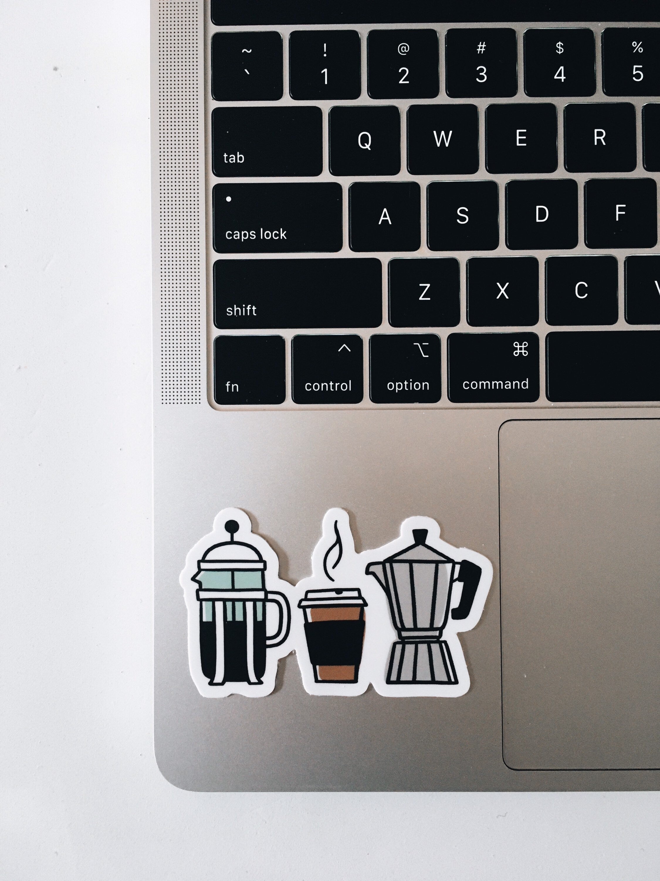 Coffee Weatherproof, Durable Sticker | Vinyl Decal | Waterbottle Sticker | Laptop decal | Coffee Lover Gift | French Press Sticker