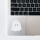 Cute Ghost Transparent Sticker | Waterproof Sticker | Vinyl Decal | Waterbottle Sticker | Laptop decal | Halloween | Spooky Season | Haunted