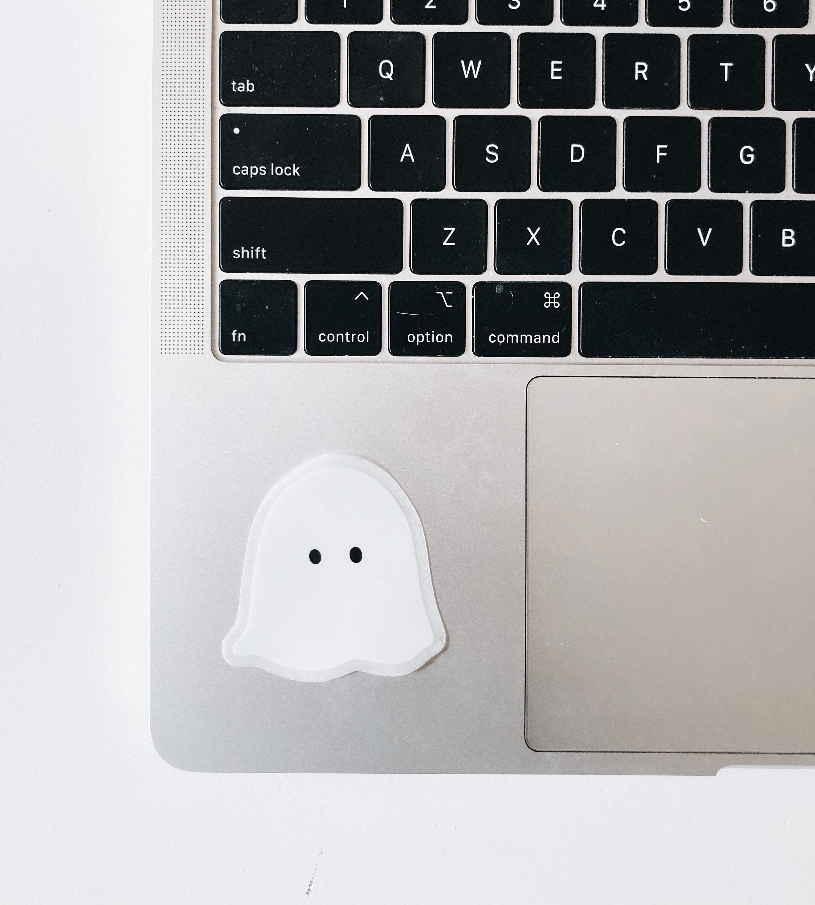 Cute Ghost Transparent Sticker | Waterproof Sticker | Vinyl Decal | Waterbottle Sticker | Laptop decal | Halloween | Spooky Season | Haunted