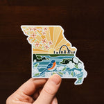 Missouri Durable Sticker | High Quality Bumper Sticker | United States Vinyl Decal | Weatherproof Sticker | Water Bottle Sticker | 4"