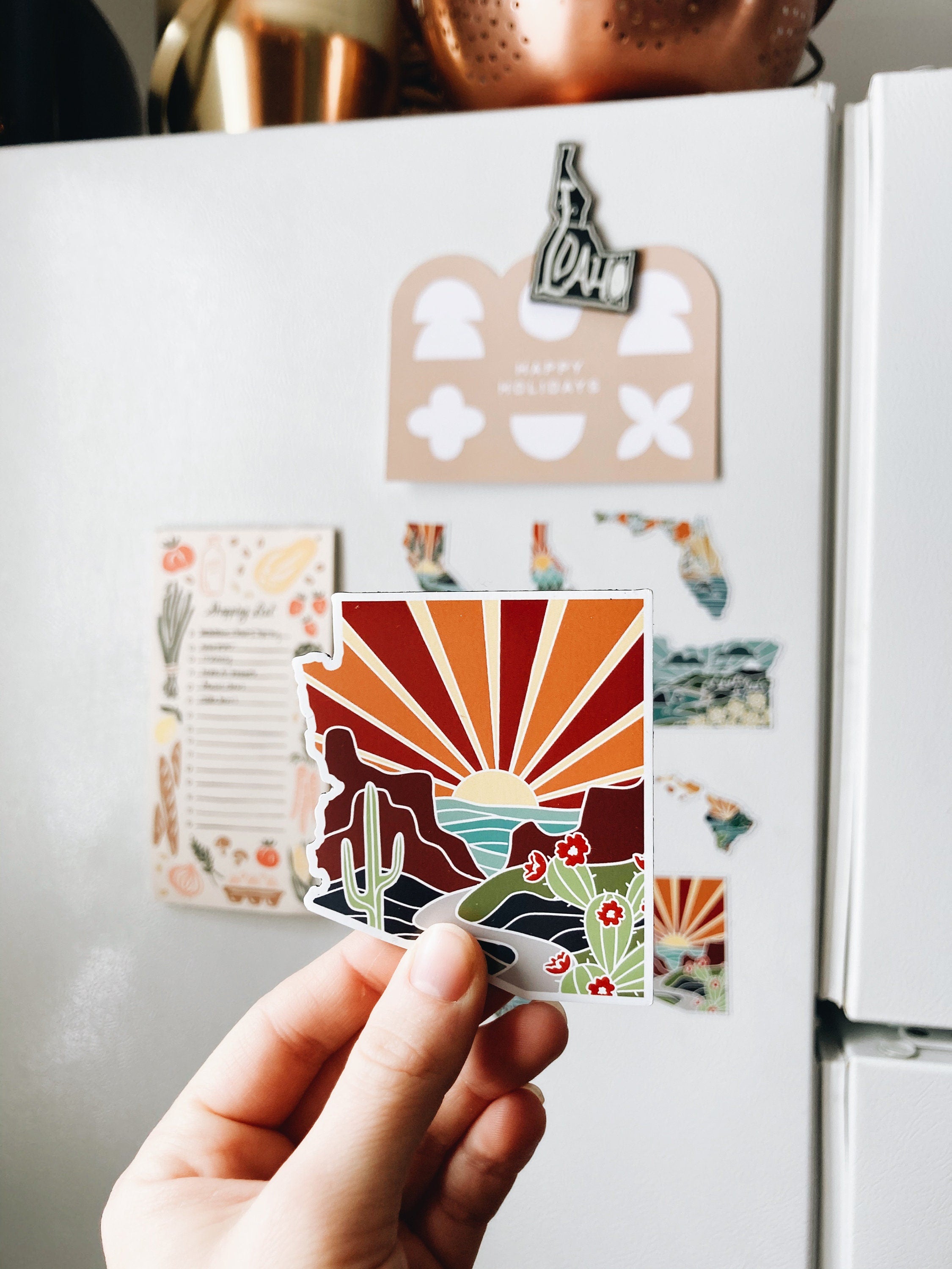 Arizona Car Magnet | Car Magnet | Outdoorsy Magnet | Arizona Gift | Locker Magnet | Fridge Magnet | Decorative Magnet