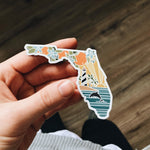 Florida Car Magnet | Weatherproof State Magnet | Outdoorsy Magnet | Florida Gift | Locker Magnet | Fridge Magnet | Florida Artwork