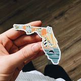 Florida Car Magnet | Weatherproof State Magnet | Outdoorsy Magnet | Florida Gift | Locker Magnet | Fridge Magnet | Florida Artwork
