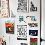 Alaska Car Magnet | Car Magnet | Outdoorsy Magnet | Locker Magnet | Fridge Magnet | Lightweight Magnet