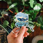 Alaska Car Magnet | Car Magnet | Outdoorsy Magnet | Locker Magnet | Fridge Magnet | Lightweight Magnet