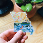 Missouri Weatherproof Magnet | State Car Magnet | Outdoorsy Magnet | Locker Magnet | Fridge Magnet | Weatherproof Magnet