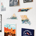 Missouri Weatherproof Magnet | State Car Magnet | Outdoorsy Magnet | Locker Magnet | Fridge Magnet | Weatherproof Magnet