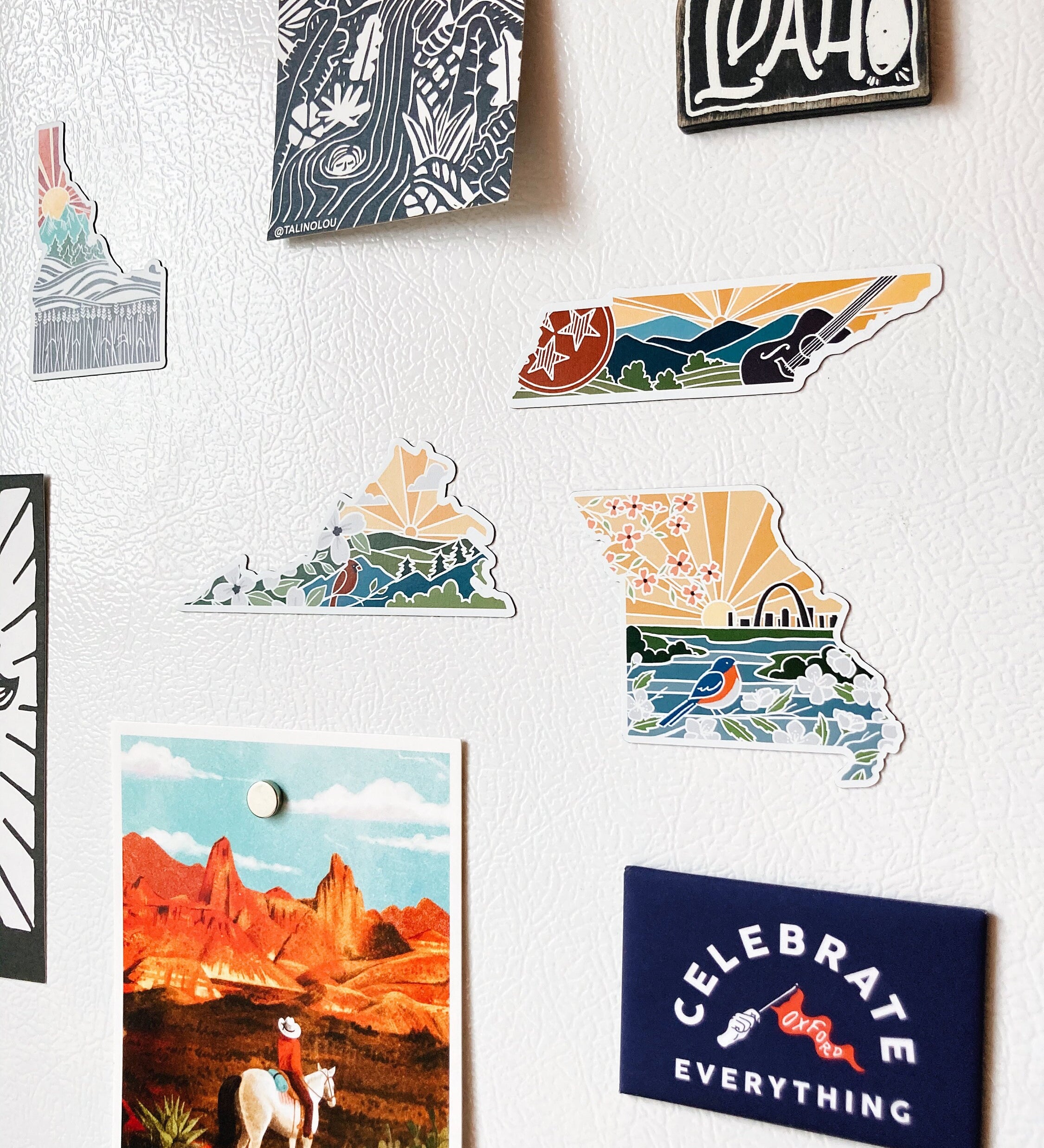 Missouri Weatherproof Magnet | State Car Magnet | Outdoorsy Magnet | Locker Magnet | Fridge Magnet | Weatherproof Magnet