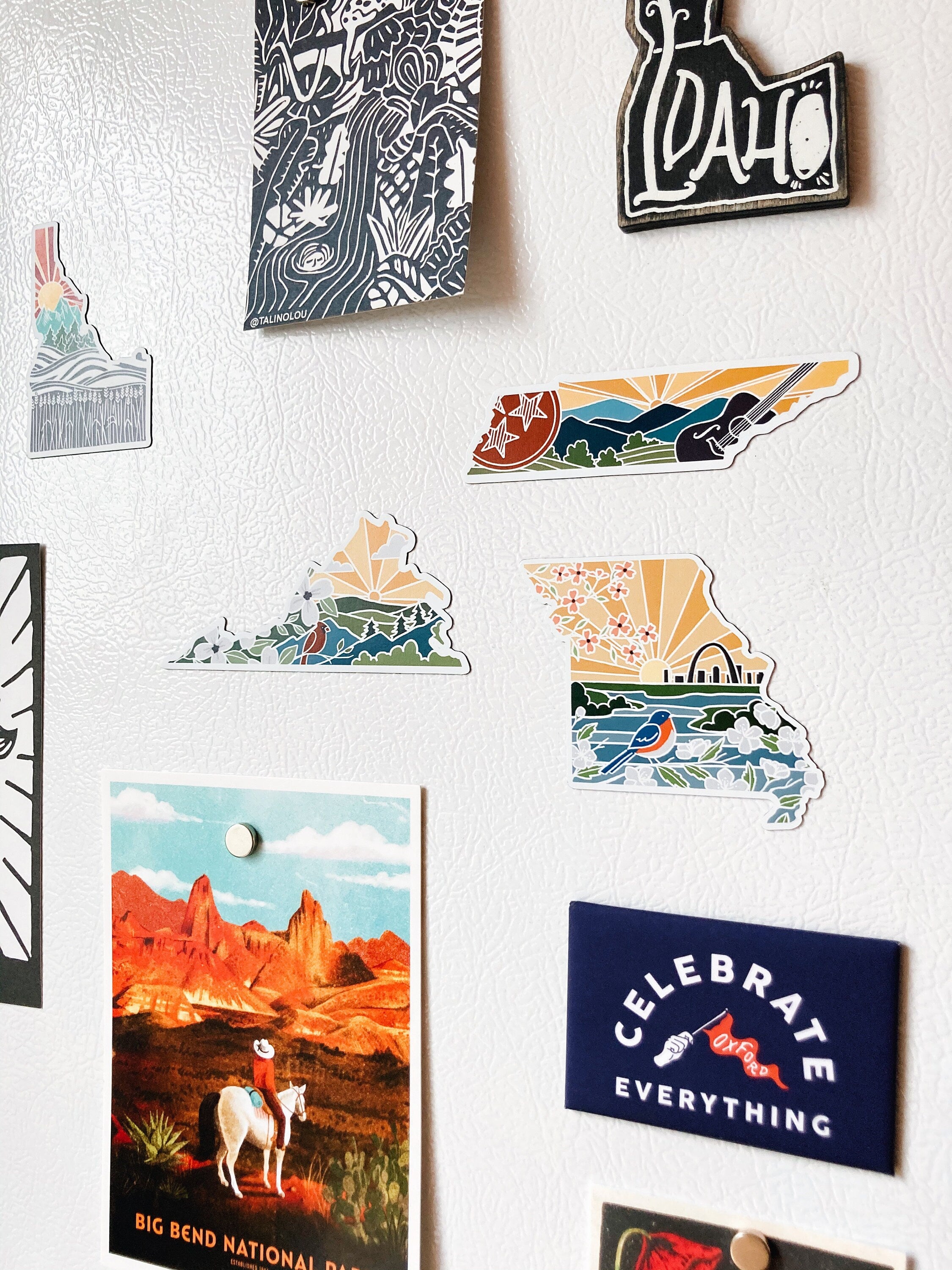 Missouri Weatherproof Magnet | State Car Magnet | Outdoorsy Magnet | Locker Magnet | Fridge Magnet | Weatherproof Magnet