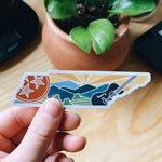 Tennessee Car Magnet | Weatherproof State Magnet | Outdoorsy Magnet | Locker Magnet | Fridge Magnet | Lightweight Magnet