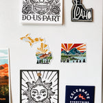 Michigan Car Magnet | Weatherproof State Magnet | Outdoorsy Magnet | Locker Magnet | Fridge Magnet | Lightweight Magnet | 3.55" x 3.36"