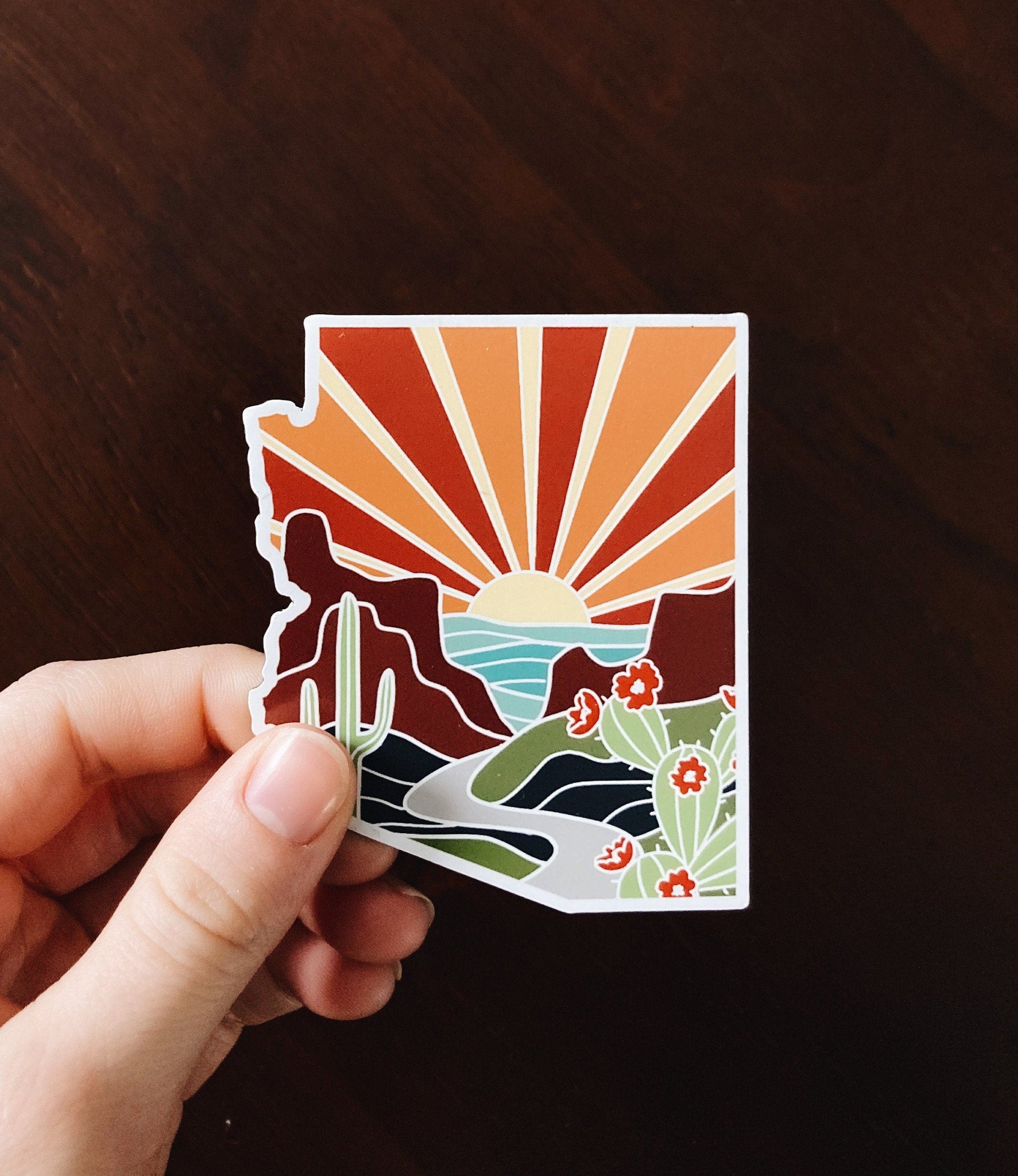 Arizona Car Magnet | Car Magnet | Outdoorsy Magnet | Arizona Gift | Locker Magnet | Fridge Magnet | Decorative Magnet