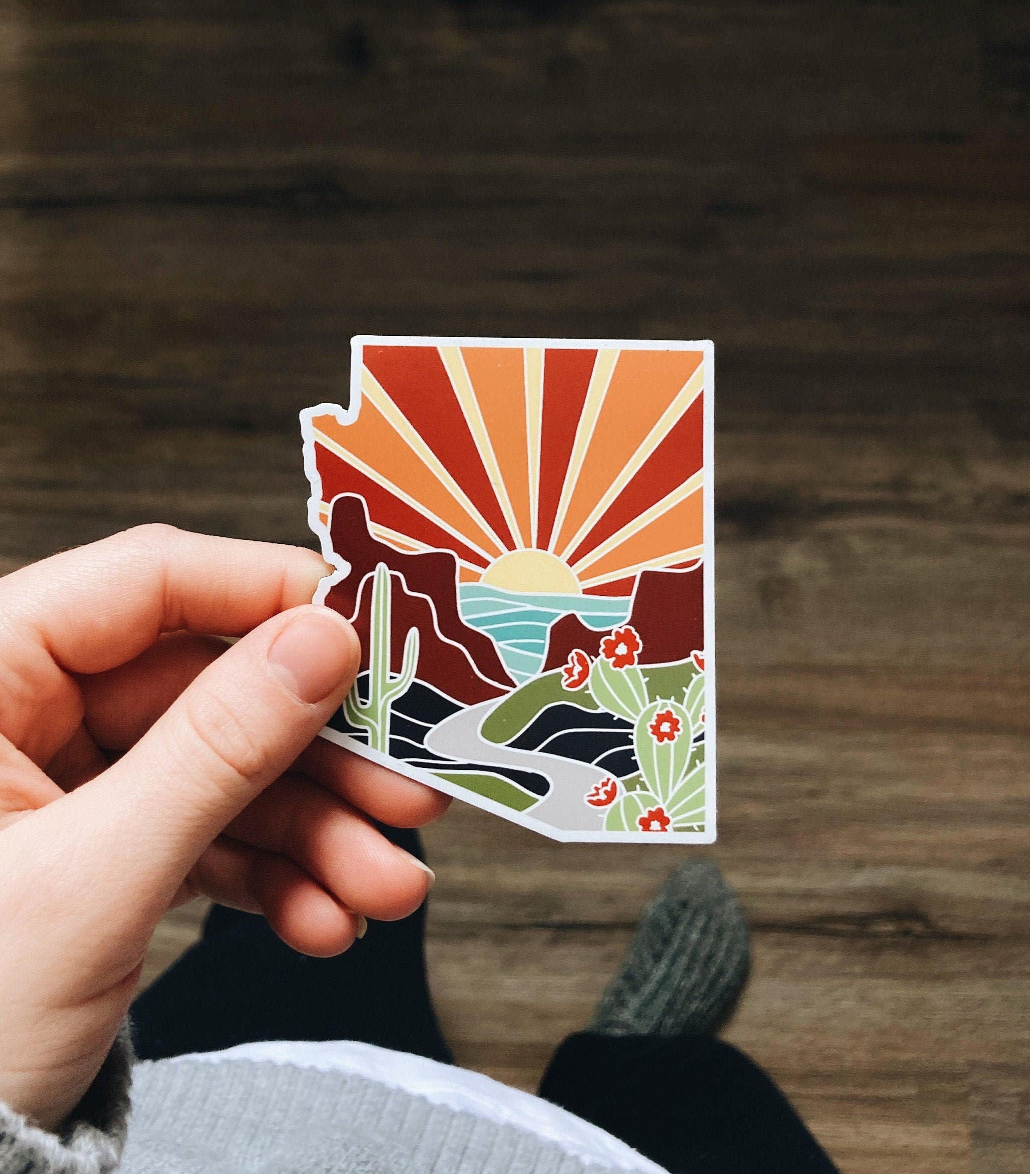 Arizona Car Magnet | Car Magnet | Outdoorsy Magnet | Arizona Gift | Locker Magnet | Fridge Magnet | Decorative Magnet