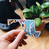 Maryland Car Magnet | Car Magnet | Outdoorsy Magnet | Maryland Gift | Locker Magnet | Fridge Magnet | Lightweight Magnet
