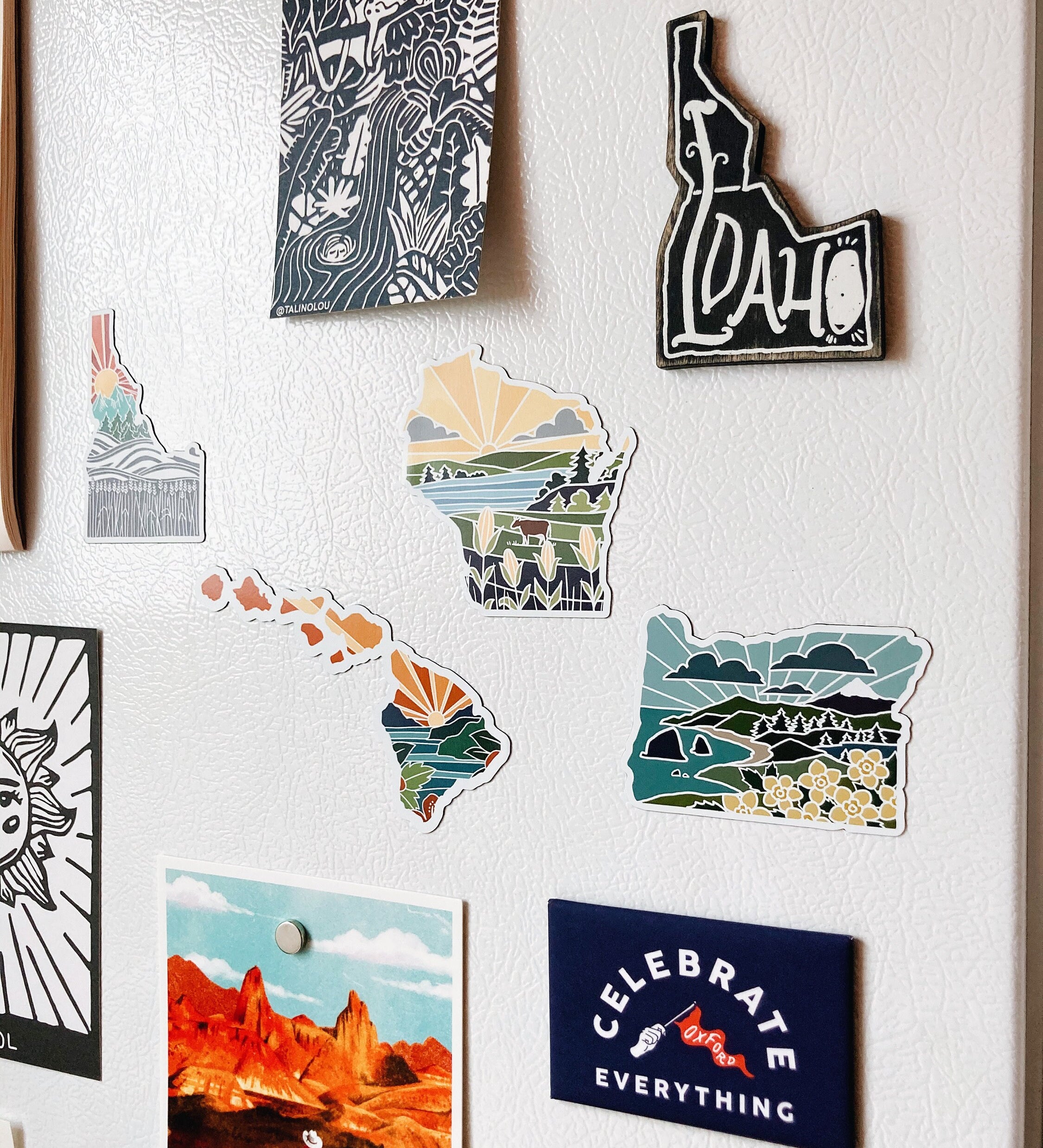 Hawaii Car Magnet | Weatherproof State Magnet | Outdoorsy Magnet | Locker Magnet | Fridge Magnet | Lightweight Magnet