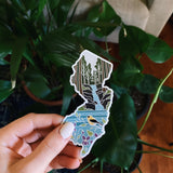 New Jersey Car Magnet | State Magnet | Car Magnet | New Jersey Gift | Locker Magnet | Fridge Magnet | Decorative Magnet