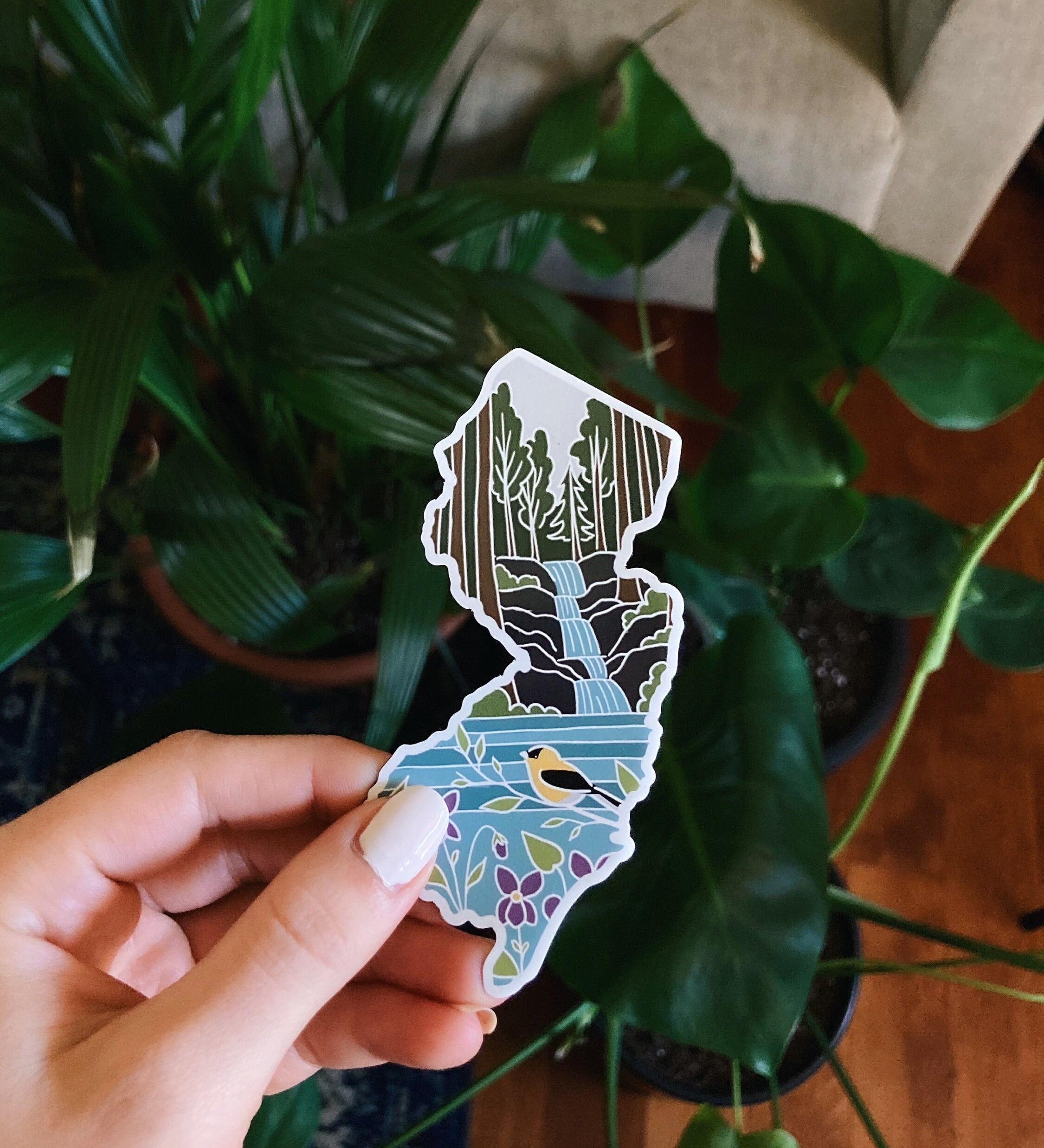 New Jersey Car Magnet | State Magnet | Car Magnet | New Jersey Gift | Locker Magnet | Fridge Magnet | Decorative Magnet