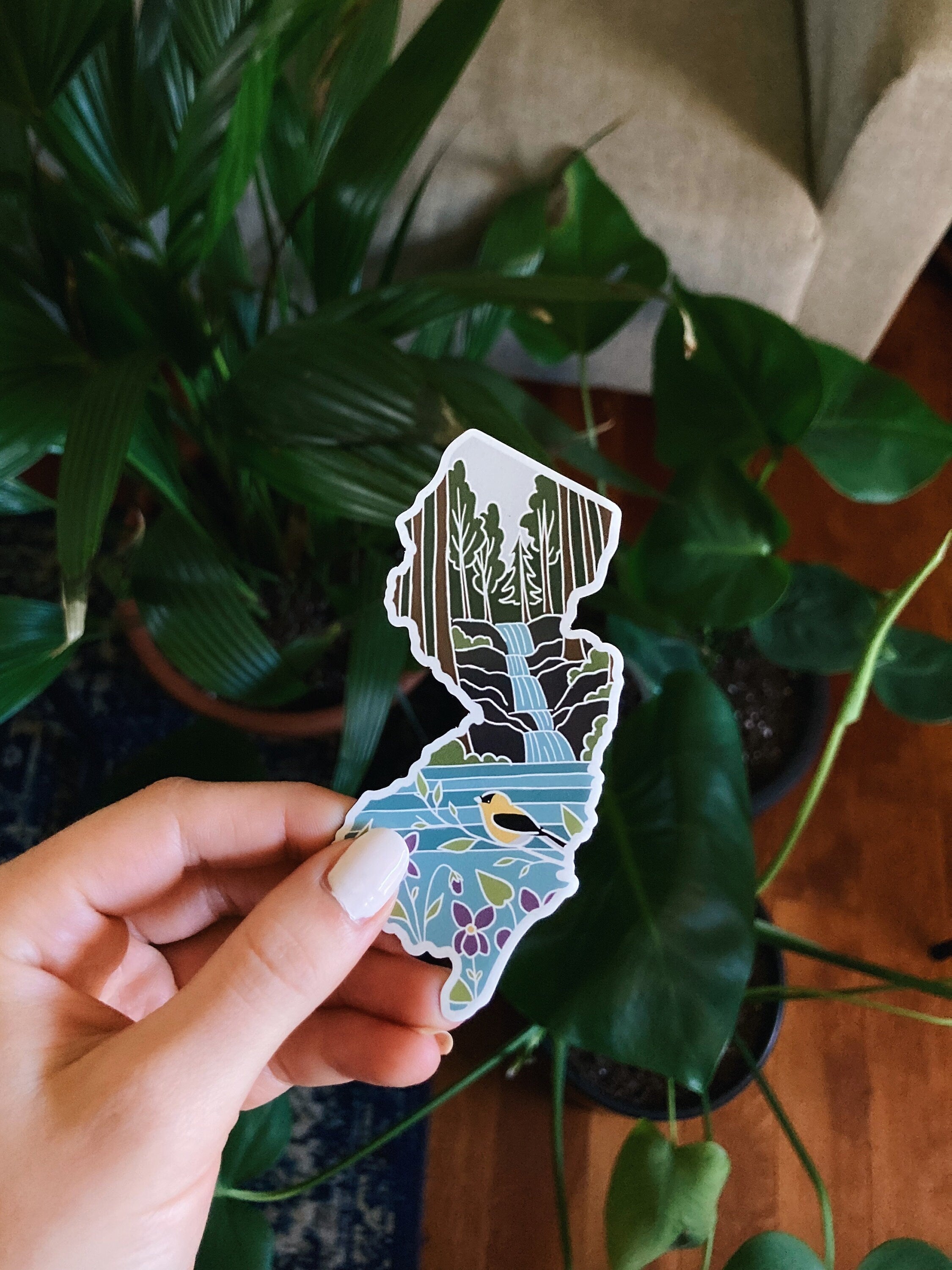 New Jersey Car Magnet | State Magnet | Car Magnet | New Jersey Gift | Locker Magnet | Fridge Magnet | Decorative Magnet